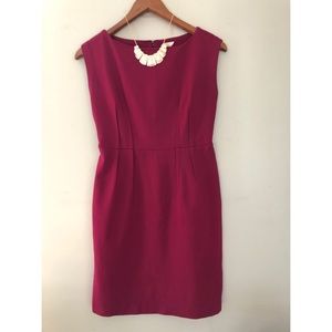 LOFT Berry A-Line Dress 2P